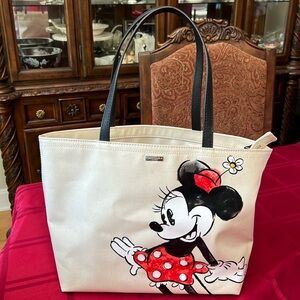 Kate Spade Minnie Mouse tote. Great condition!!